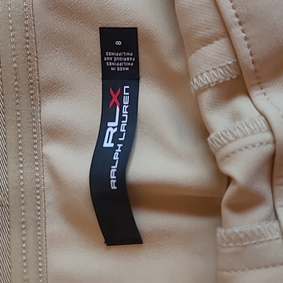 RALPH LAUREN tan slim leg stretch athletic pant - Picture 5 of 10